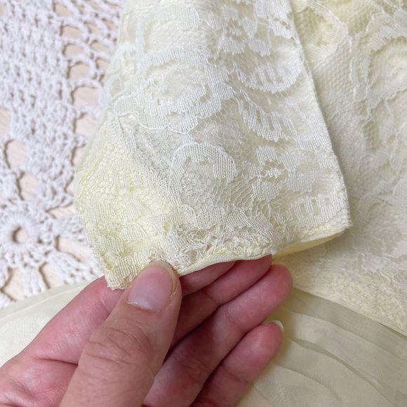 Vintage 1950s Little Miss Robin Baby Girl 4t Yellow Sheer Dress Cropped Jacket - Picture 9 of 12